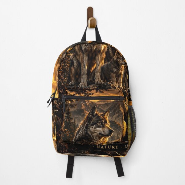 Item preview, Wolf Family Mountain Sunset designed and sold by RabeART.