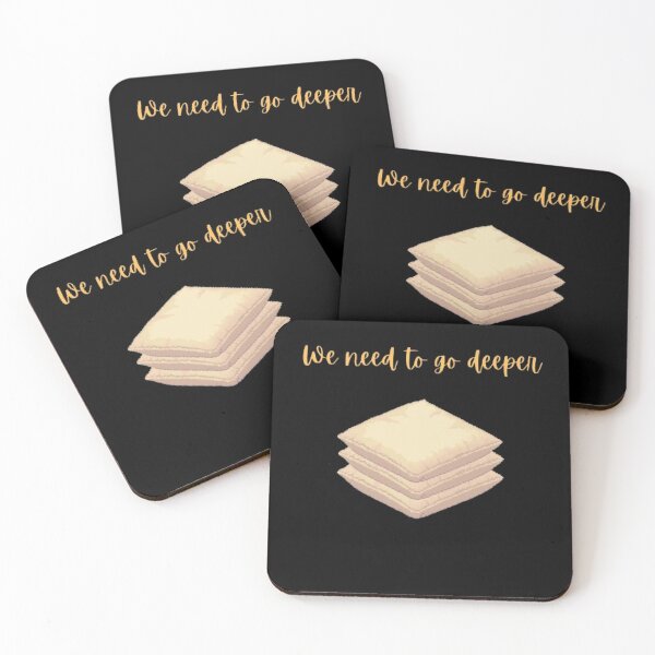 Item preview, We Need To Go Deeper Into Blankets Funny Bed Quote designed and sold by Mircea786.