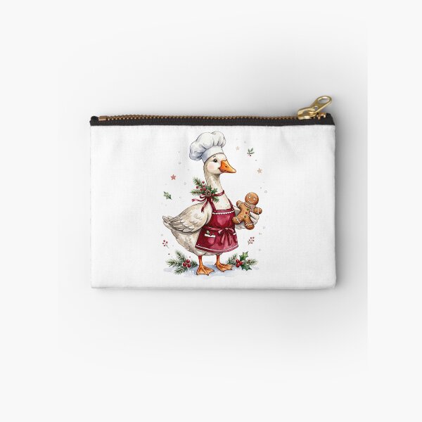Item preview, Christmas Goose Chef Baking Gingerbread designed and sold by Steele-Art.