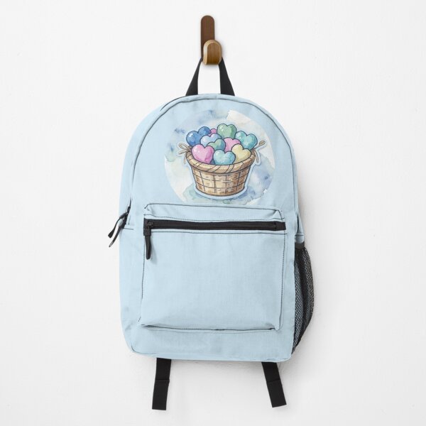 Item preview, Pastel Heart Basket Watercolor Sticker designed and sold by Hari Arts.