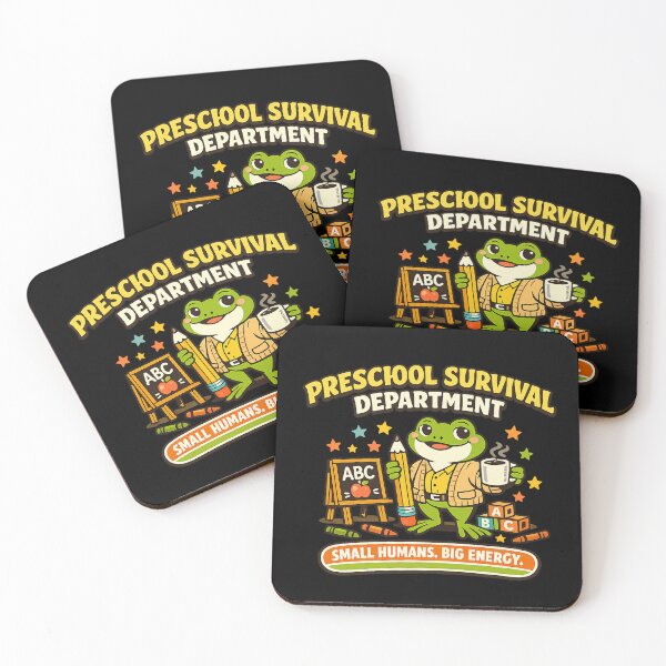 Item preview, Preschool Survival Department – Funny Frog Teacher designed and sold by Concrete Coffee Studio.