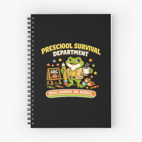 Item preview, Preschool Survival Department – Funny Frog Teacher designed and sold by Concrete Coffee Studio.