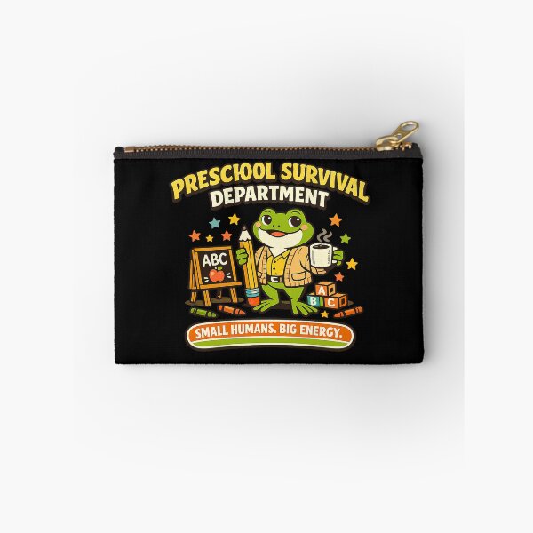 Item preview, Preschool Survival Department – Funny Frog Teacher designed and sold by Concrete Coffee Studio.