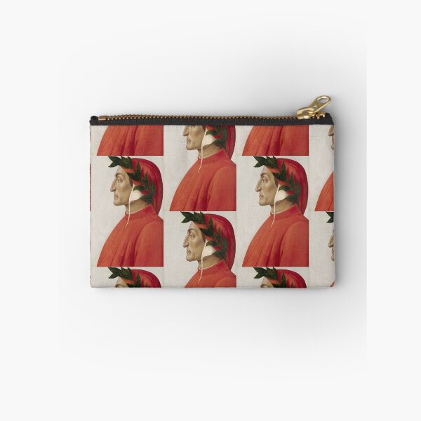 Item preview, Dante Alighieri Profile Portrait in Red designed and sold by artofuniverse.