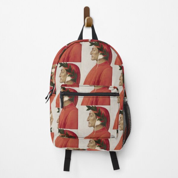 Item preview, Dante Alighieri Profile Portrait in Red designed and sold by artofuniverse.
