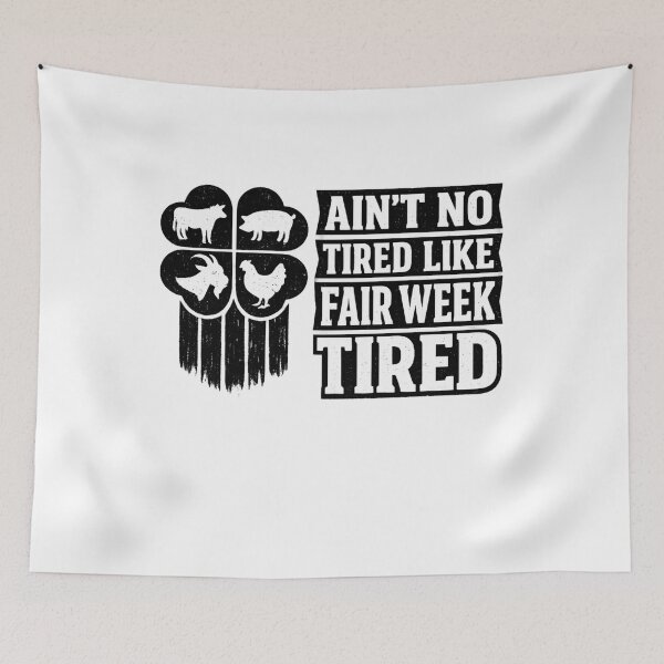 Item preview, Ain't No Tired Like Fair Week Tired County Fair Farm Livestock Show Carnival Festival  designed and sold by Teeture.