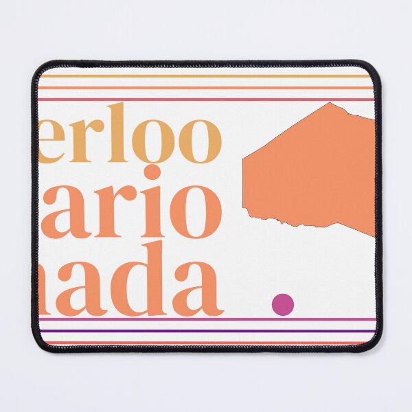 Item preview, Waterloo Ontario Canada City Marked On Map designed and sold by TheIconSmith.