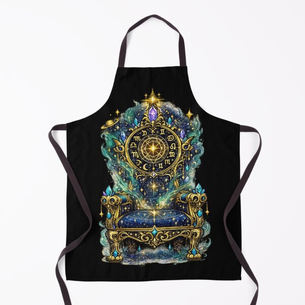 Item preview, Celestial Zodiac Throne | Astrology Royal Chair | Cosmic Fantasy Decor designed and sold by irfanshikh.