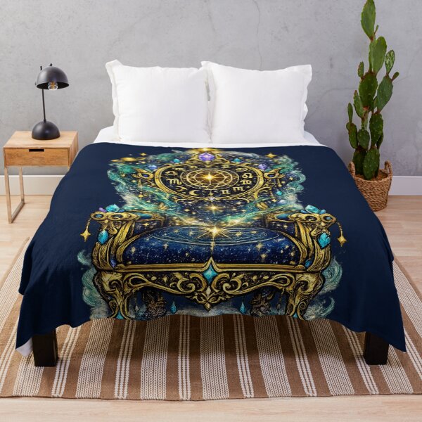 Item preview, Celestial Zodiac Throne | Astrology Royal Chair | Cosmic Fantasy Decor designed and sold by irfanshikh.