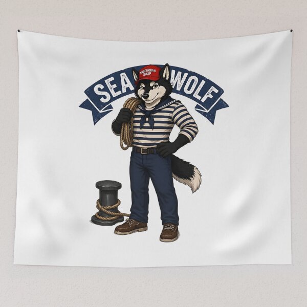 Item preview, Sea Wolf Sailor designed and sold by Mangurrian Shop.