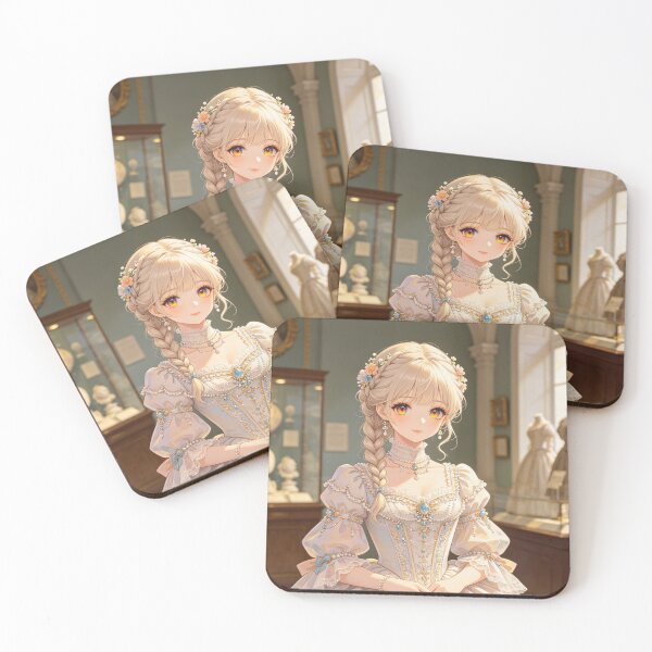 Item preview, Elegant Anime Princess in Baroque Royal Gown designed and sold by unboxedbyJuls.
