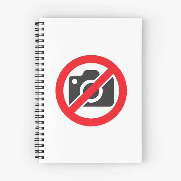Item preview, No Camera Photography Prohibited Warning Sign Sticker designed and sold by VectorForge Studio.