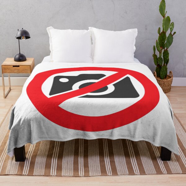 Item preview, No Camera Photography Prohibited Warning Sign Sticker designed and sold by VectorForge Studio.