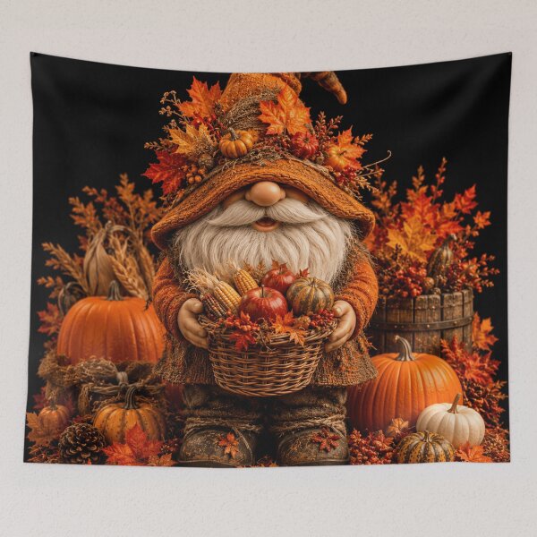 Item preview, Thanksgiving Harvest Gnome Autumn Decor designed and sold by ASWIN STUDIO.