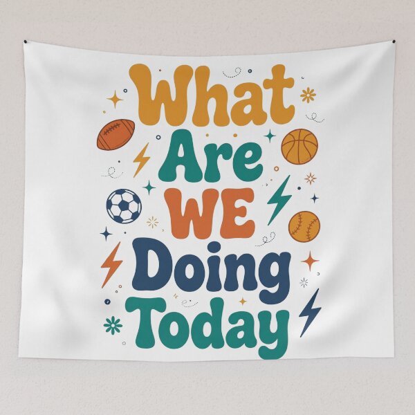 Item preview, What Are We Doing Today? Funny Retro PE Teacher Shirt School Coach Physical Education designed and sold by Yellowriversss.