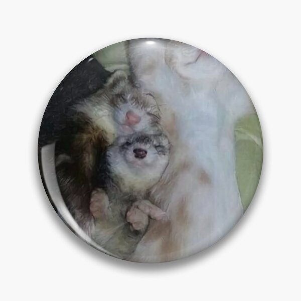 Item preview, Ferrets and a Cat (LOW RES) designed and sold by Fire TheMann.