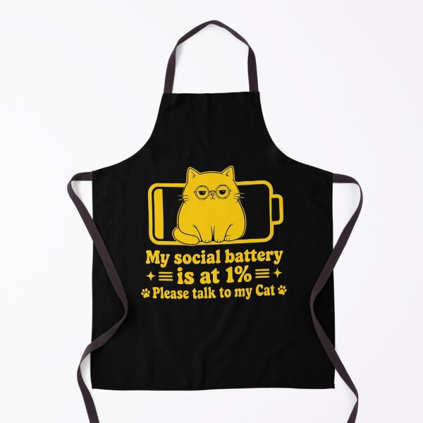 Item preview, Funny Introvert Cat Owner Social Battery Low Retro Vintage T-Shirt designed and sold by ASN STUDIO.