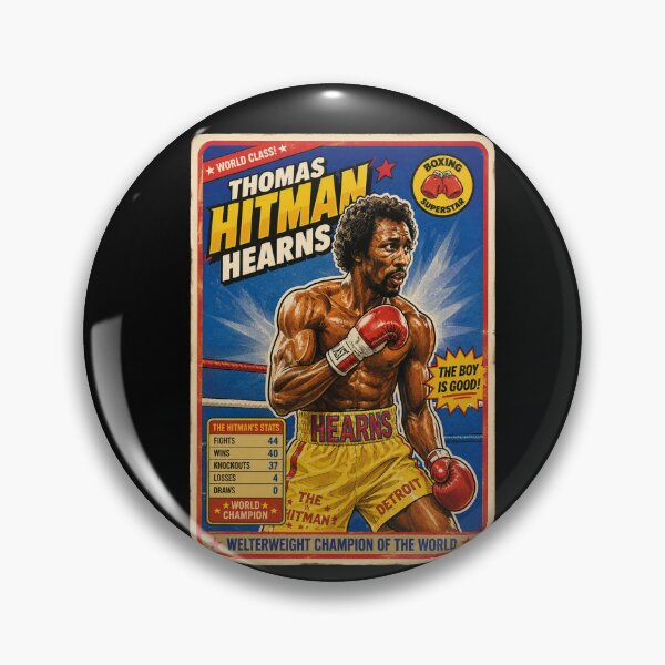 Item preview, Thomas Hitman Hearns Trading Card designed and sold by halibutgoatramb.