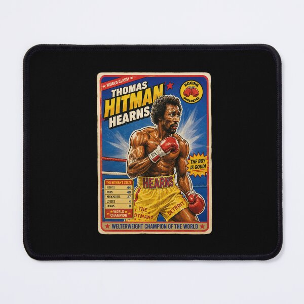 Item preview, Thomas Hitman Hearns Trading Card designed and sold by halibutgoatramb.