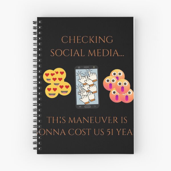 Item preview, Checking Social Media 51 Years Funny Interstellar Parody designed and sold by Mircea786.