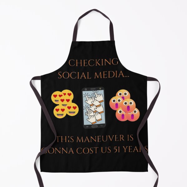 Item preview, Checking Social Media 51 Years Funny Interstellar Parody designed and sold by Mircea786.