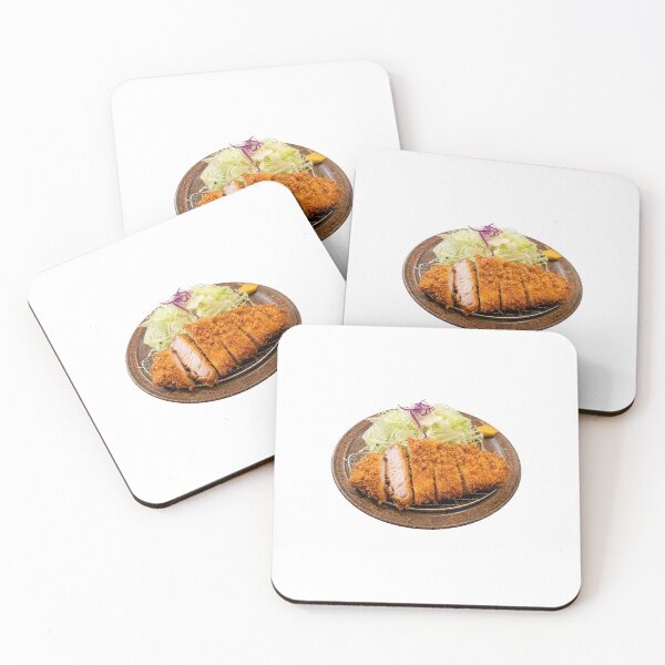 Item preview, Tonkatsu - Japanese Crispy Pork Cutlet (White) designed and sold by SaoriJapanBy.