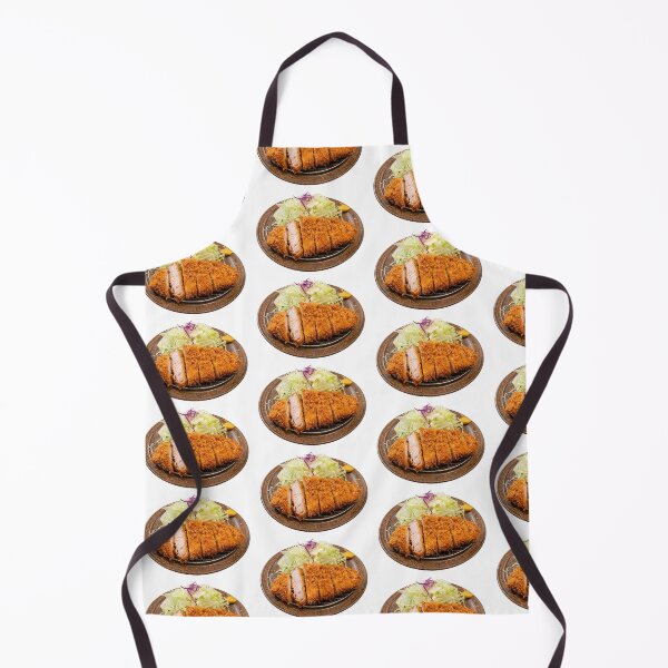 Item preview, Tonkatsu - Japanese Crispy Pork Cutlet (White) designed and sold by SaoriJapanBy.