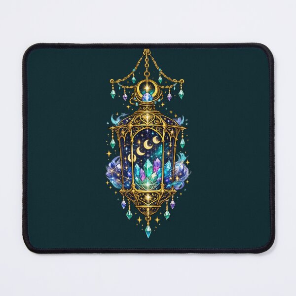 Item preview, Celestial Crystal Lantern | Moonlight Astrology Lantern | Cosmic Fantasy Art designed and sold by irfanshikh.