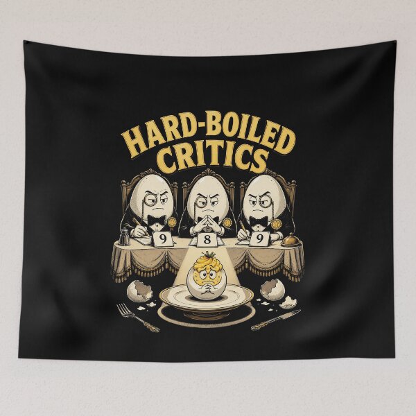Item preview, Hard Boiled Critics Nervous Deviled Egg designed and sold by elderberry.