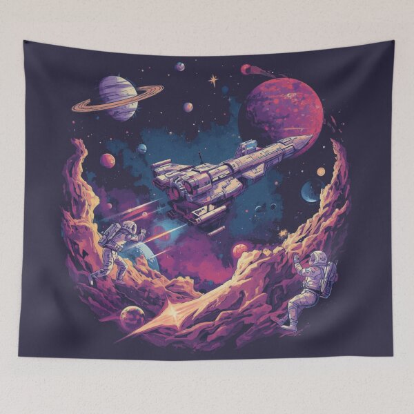 Item preview, Purple Cosmic Mountain Rockets Artscape designed and sold by EschatonGarden.
