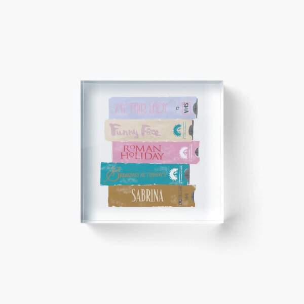 Item preview, Audrey Hepburn VHS Stack  designed and sold by Celluloid Closet.