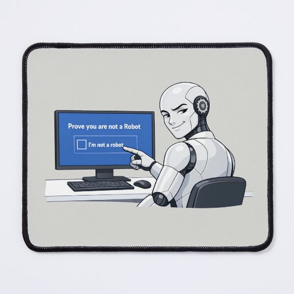 Item preview, Prove You Are Not a Robot – AI Clicking the CAPTCHA designed and sold by Skaldcraft.