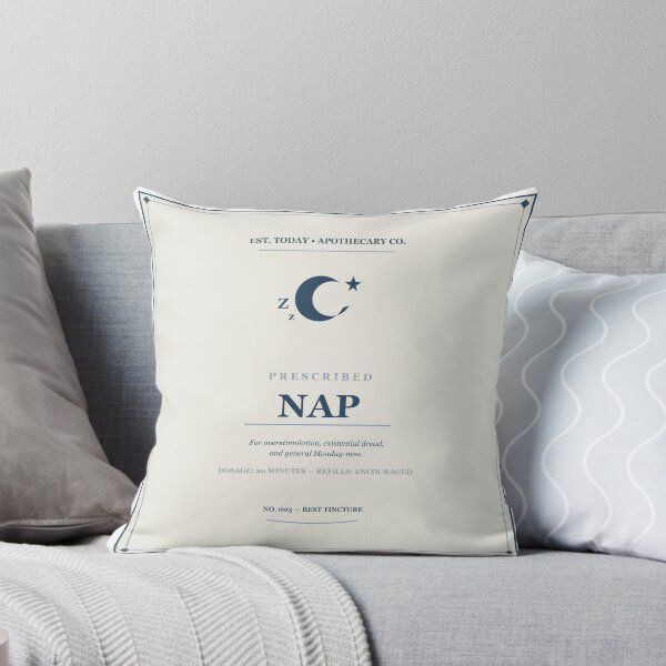 Item preview, Prescribed Nap Vintage Apothecary Label Sticker Design designed and sold by Mega-Shopping.
