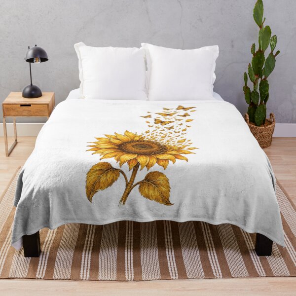 Item preview, Golden Sunflower Metamorphosis – Vintage Butterfly Botanical Art designed and sold by NiloStudio.