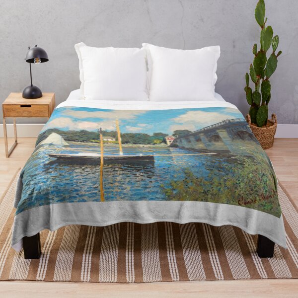 Item preview, Claude Monet Inspired Impressionist Landscape designed and sold by Matari-matari.