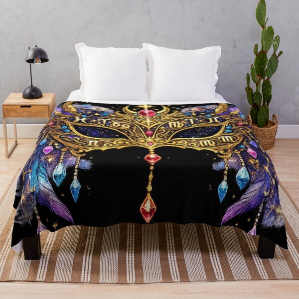 Item preview, Celestial Zodiac Masquerade Mask | Mystic Astrology Carnival | Fantasy Art designed and sold by irfanshikh.