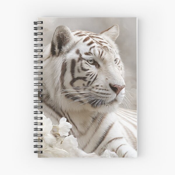 Item preview, White Tiger In An Ethereal Garden designed and sold by TreatLLC.