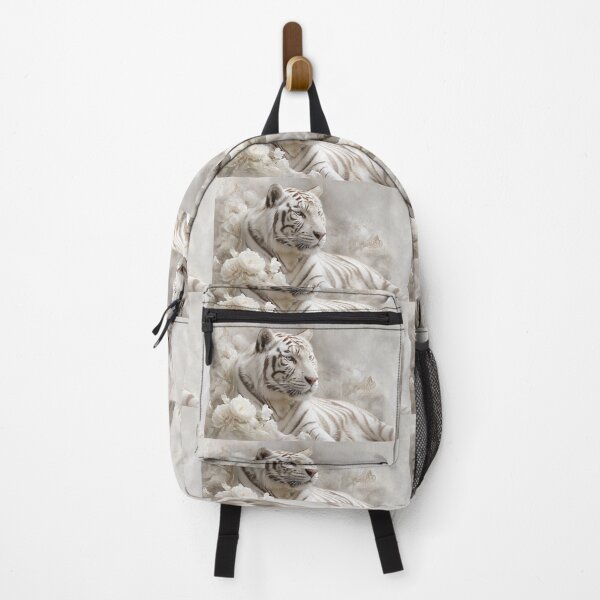 Item preview, White Tiger In An Ethereal Garden designed and sold by TreatLLC.