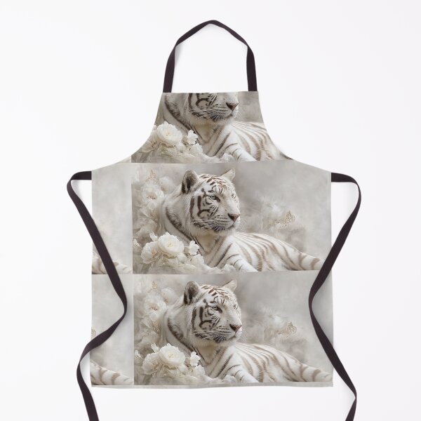 Item preview, White Tiger In An Ethereal Garden designed and sold by TreatLLC.