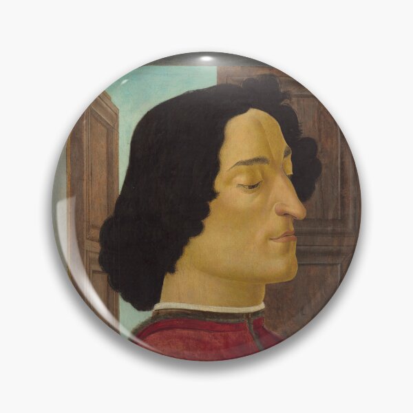 Item preview, Renaissance Nobleman Profile Portrait in Red designed and sold by artofuniverse.