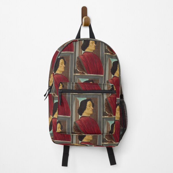 Item preview, Renaissance Nobleman Profile Portrait in Red designed and sold by artofuniverse.