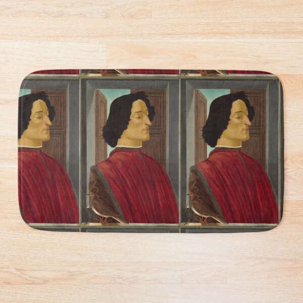 Item preview, Renaissance Nobleman Profile Portrait in Red designed and sold by artofuniverse.