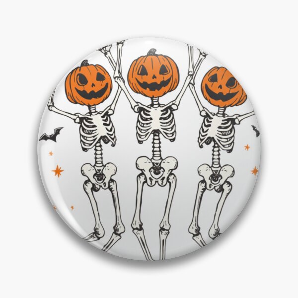 Item preview, Dancing Pumpkin Skeletons Funny Halloween Spooky Party Design designed and sold by wecrea.