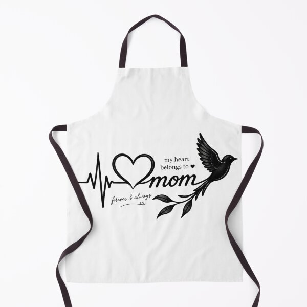 Item preview, Heartbeat Heart Mom Bird Minimalist Line Art | Mother’s Love | Elegant Tattoo Style Gift for Mom designed and sold by Mirai_Art ⭐⭐⭐⭐.