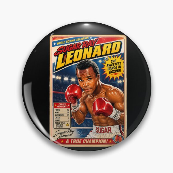 Item preview, Sugar Ray Leonard Trading Card designed and sold by halibutgoatramb.