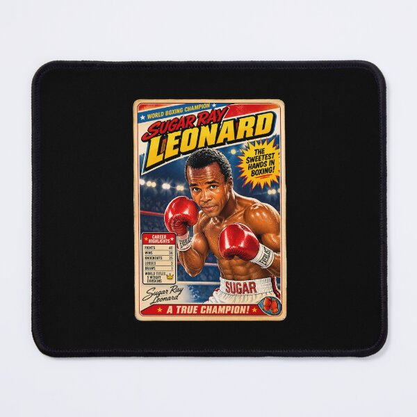 Item preview, Sugar Ray Leonard Trading Card designed and sold by halibutgoatramb.