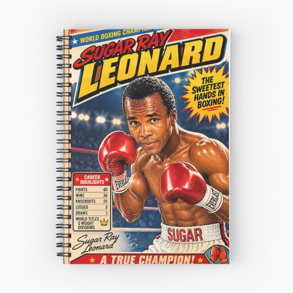 Item preview, Sugar Ray Leonard Trading Card designed and sold by halibutgoatramb.