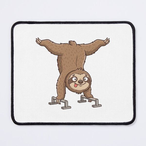 Item preview, Cute sloth gymnastics, funny sports design, Sports Gift designed and sold by BobaTeeStore.