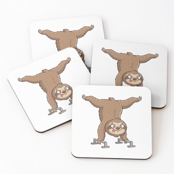 Item preview, Cute sloth gymnastics, funny sports design, Sports Gift designed and sold by BobaTeeStore.