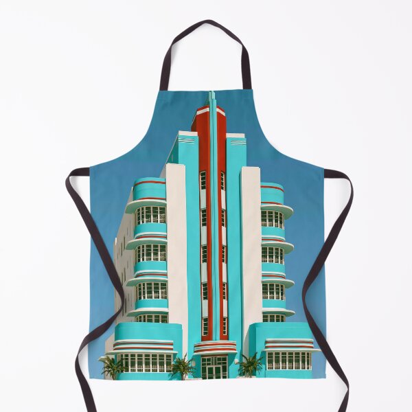 Item preview, Wall Art - Postcard - Vibrant Deco Architecture designed and sold by ForeverPrintsOK.